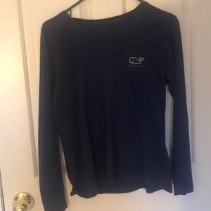 vineyard vine long sleeve happy holidays